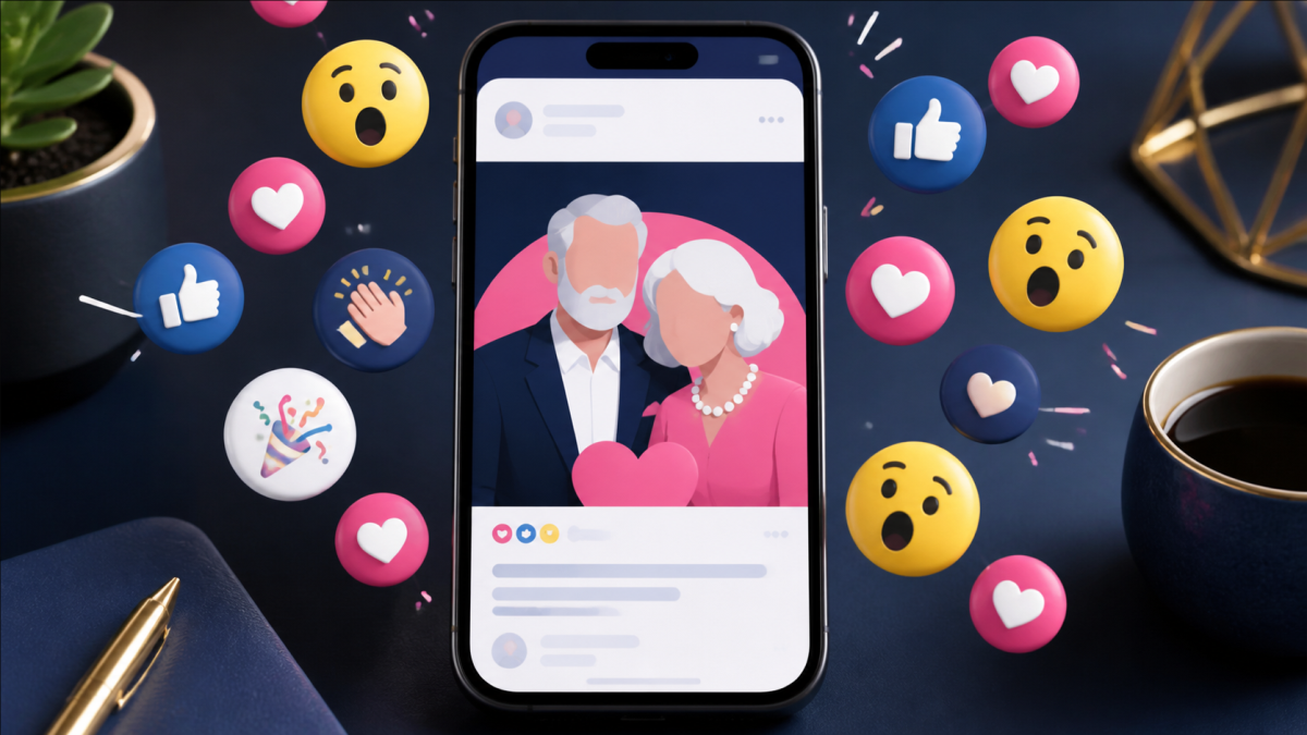 スマートフォンに寄せられる多様な反応のイメージ